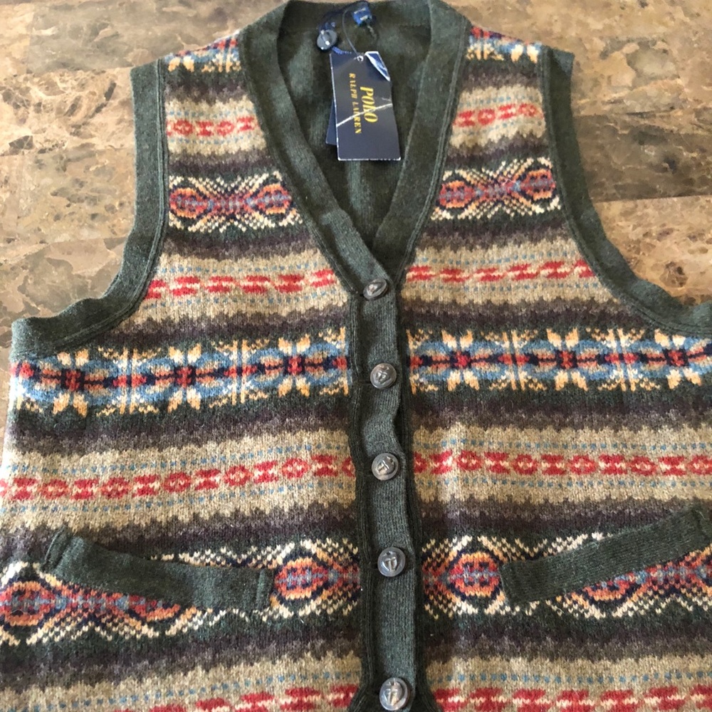 Boys Ralph Lauren Polo Vest. Sz. M